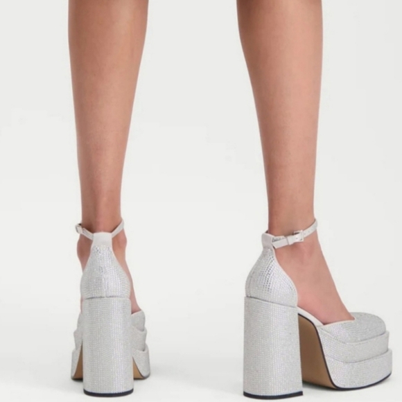 STEVE MADDEN  Charlize Rhinestone Double Platform Pumps - Picture 4 of 11